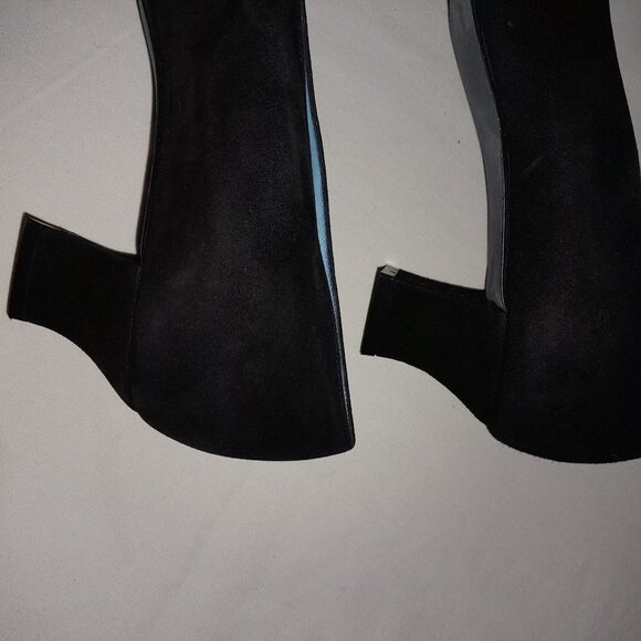 Thierry Rabotin Black Suede Pumps - Picture 15 of 16